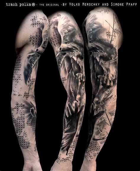 skinny arm sleeve tattoo|Top 100 Best Sleeve Tattoos For Men: Cool Design。